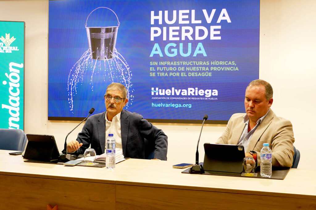 Huelva Riega hace balance de un año hidrológico con “alivio” en la pluviometría pero reclama las obras clave para poder almacenar ese agua