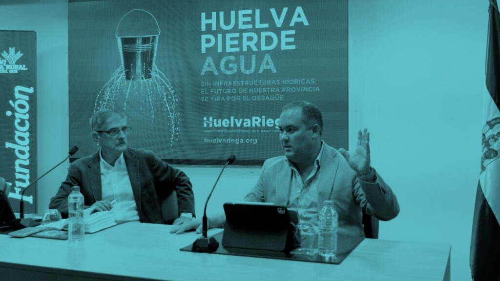 Huelva Riega hace balance de un año hidrológico con “alivio” en la pluviometría pero reclama las obras clave para poder almacenar ese agua